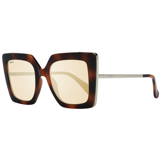 Max Mara Brown Plastic Women's Sunglasses