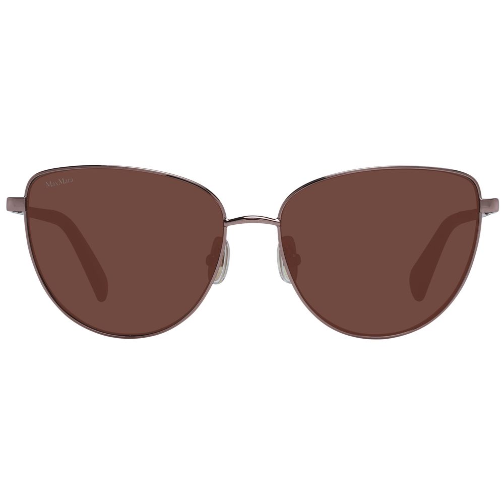 Max Mara Bronze Metal Women's Sunglasses