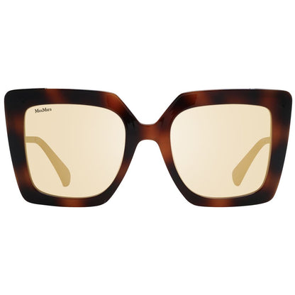 Max Mara Brown Plastic Women's Sunglasses