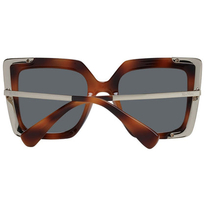 Max Mara Brown Plastic Women's Sunglasses