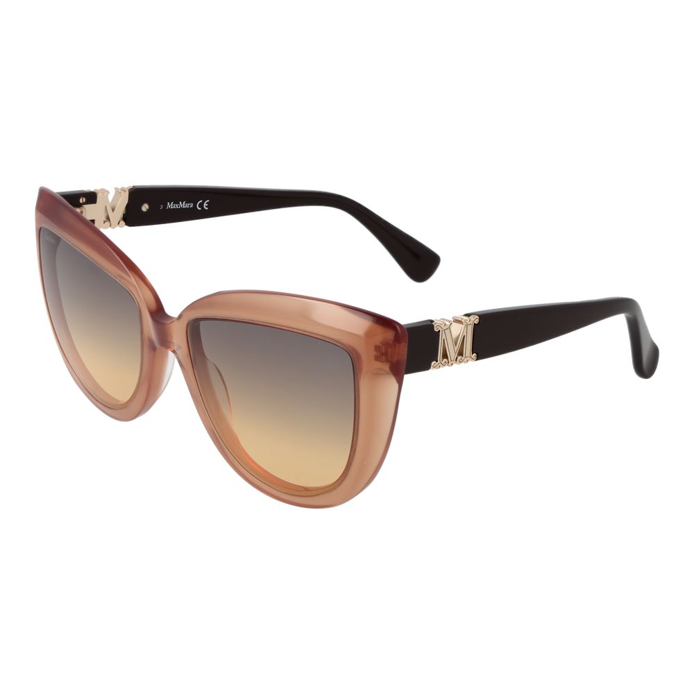Max Mara Brown Plastic Women's Sunglasses