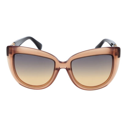 Max Mara Brown Plastic Women's Sunglasses