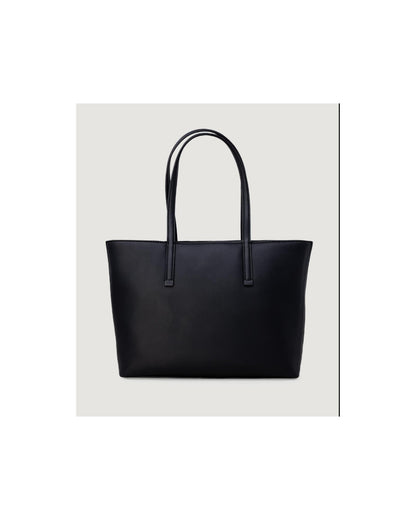 Calvin Klein Black Leather Tote Women's Bag