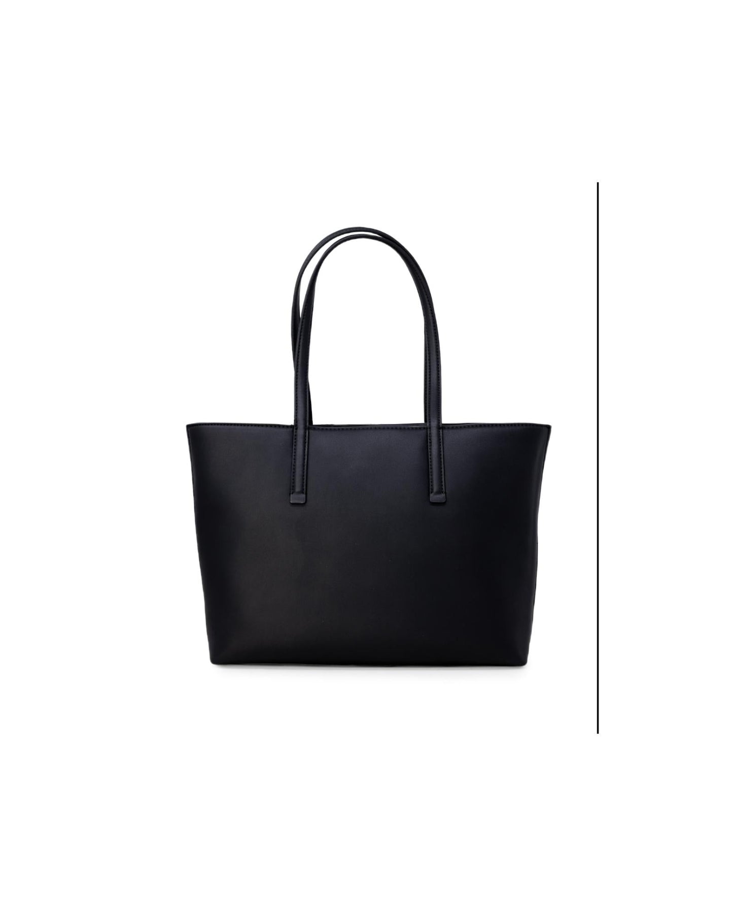 Calvin Klein Black Leather Tote Women's Bag