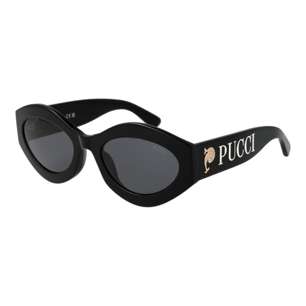 Emilio Pucci Black Acetate Women's Sunglasses