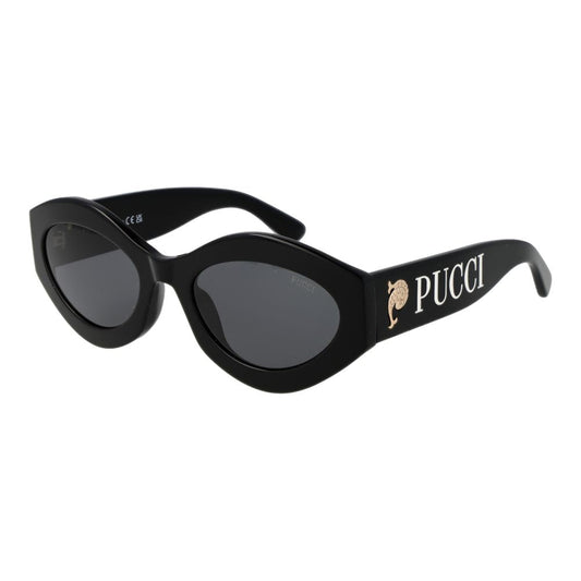 Emilio Pucci Black Acetate Women's Sunglasses