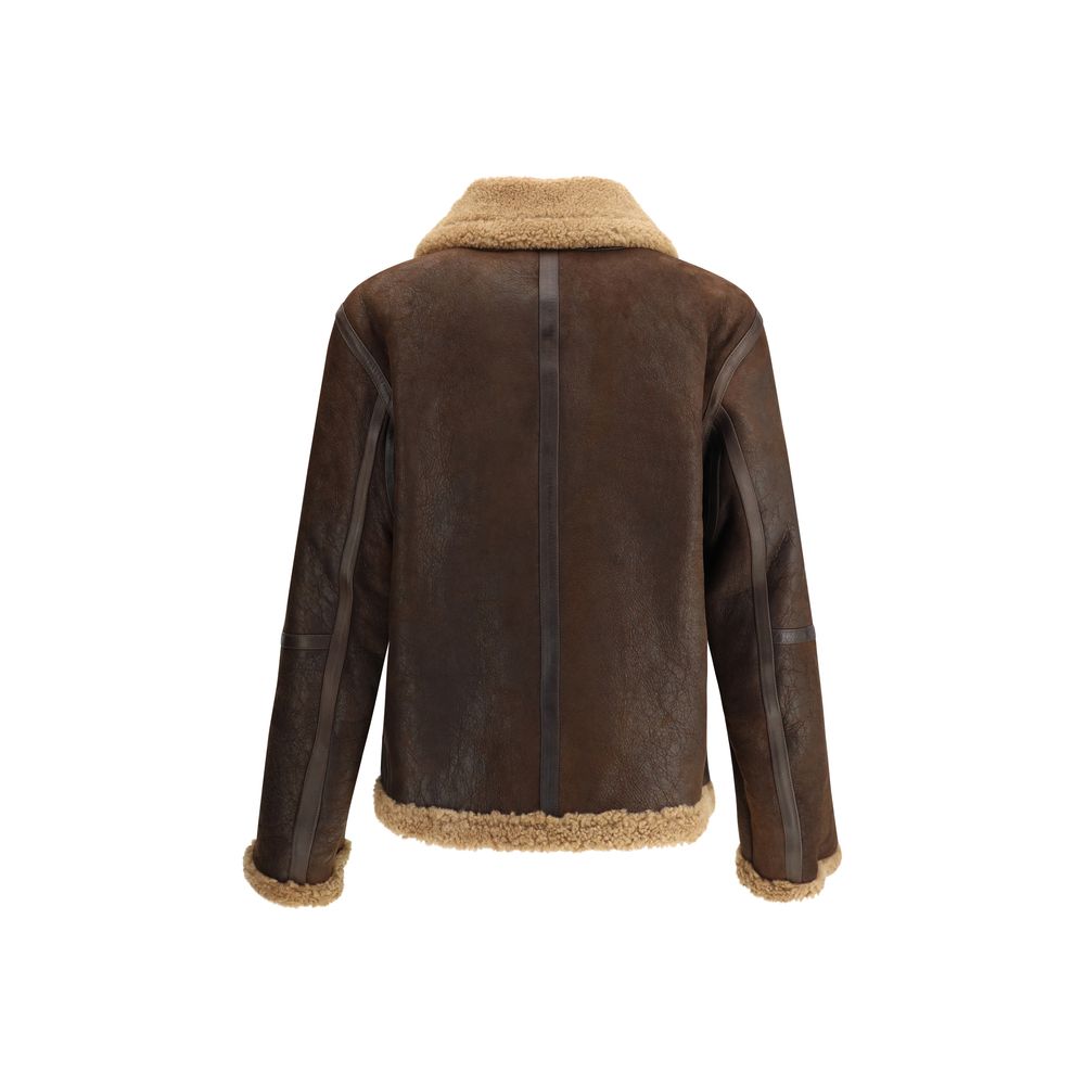 Belstaff Brown Lamb Ovis Aries Aries Men's Clothing