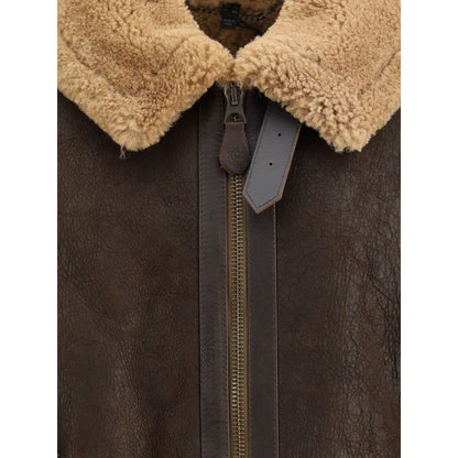 Belstaff Brown Lamb Ovis Aries Aries Men's Clothing