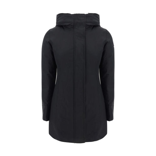 Woolrich Black Nylon Women's Parka