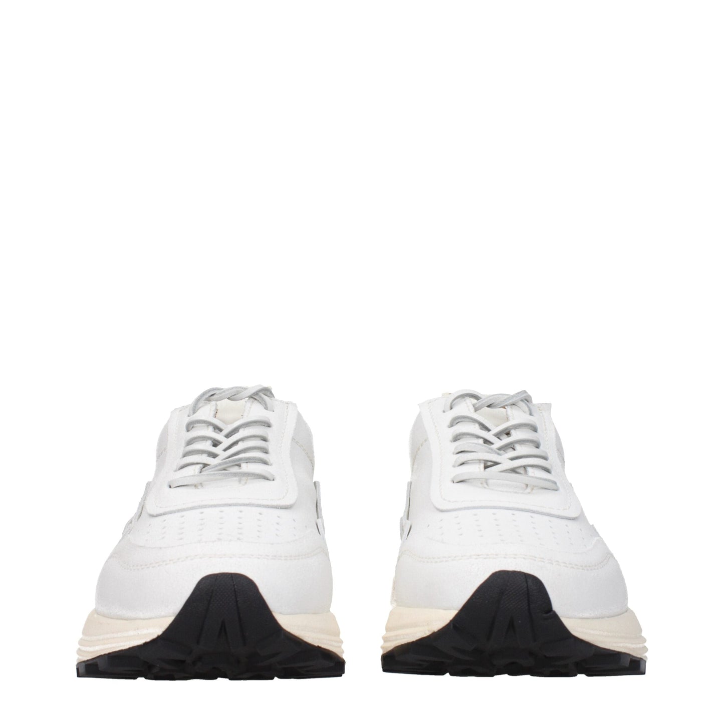 Buttero White Leather Chunky Men's Sneakers