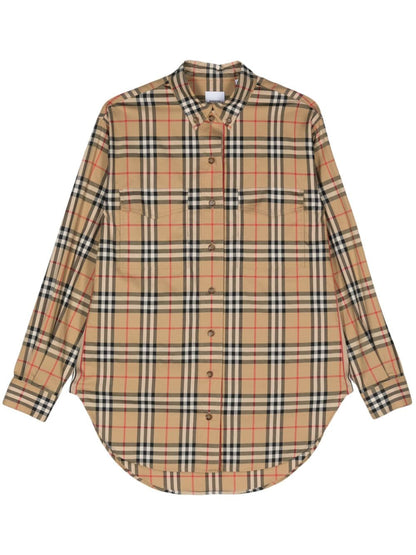 Burberry Women's Vintage Check Pattern Shirt
