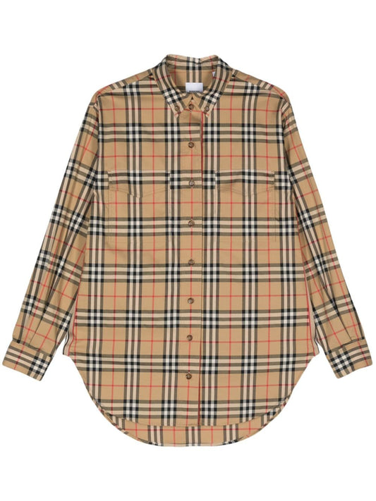 Burberry Women's Vintage Check Pattern Shirt
