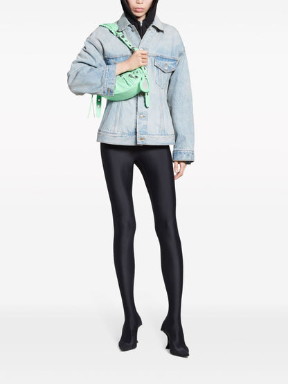 Balenciaga Women's Hourglass Silhouette Denim Jacket
