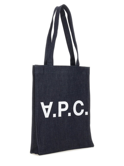 A.P.C. Men Denim Tote Bag