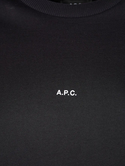 A.P.C. Women "Boxy Micro Logo Gots" T-Shirt