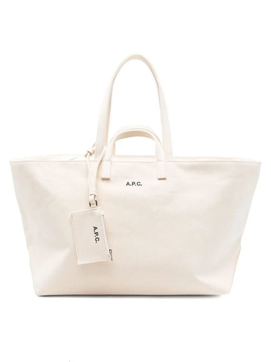 A.P.C. Women "Le Drummer Toile" Tote Bag