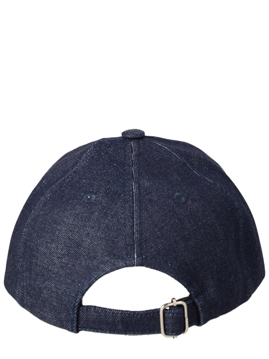 A.P.C. Men Baseball Cap With Logo