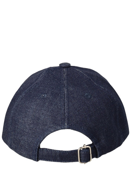 A.P.C. Men Baseball Cap With Logo