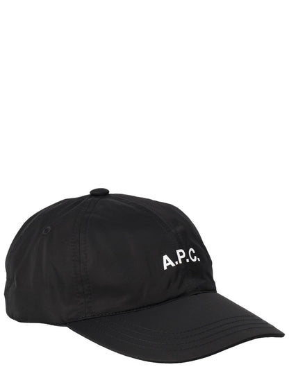 A.P.C. Men Baseball Cap With Logo