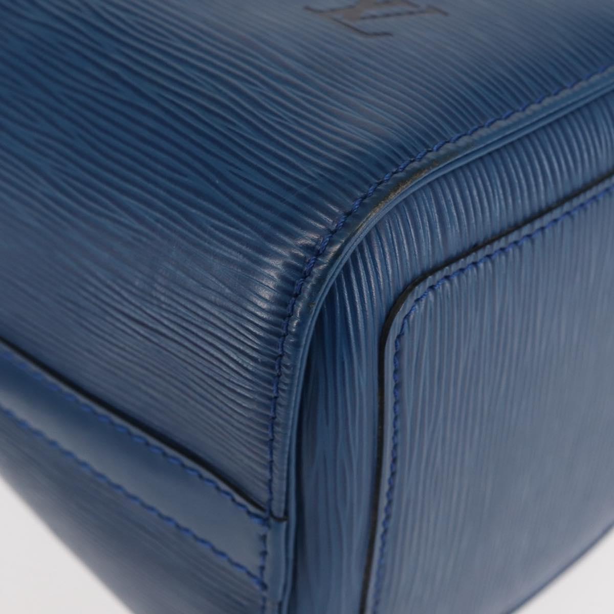 Louis Vuitton Speedy Mini Hl Handbag Damier Blue Leather Handbag (Pre-Owned)