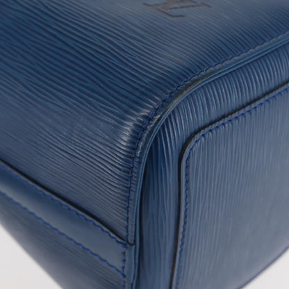 Louis Vuitton Speedy Mini Hl Handbag Damier Blue Leather Handbag (Pre-Owned)