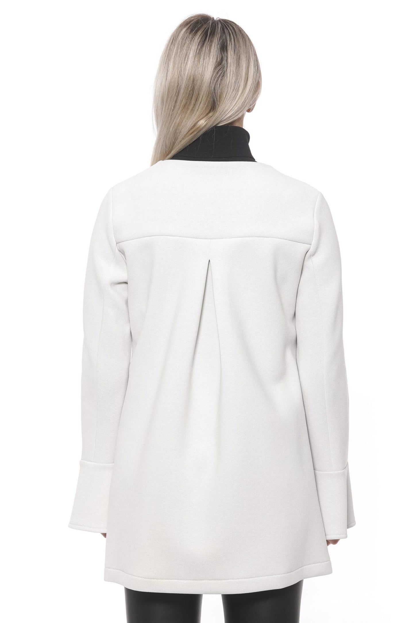 19V69 Italia White Neoprene Jacket & Women's Coat