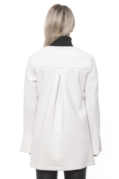 19V69 Italia White Neoprene Jacket & Women's Coat