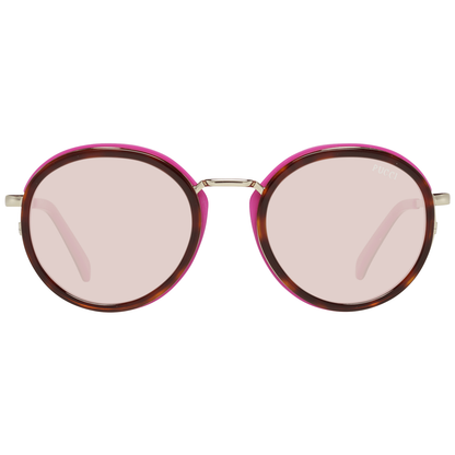 Emilio Pucci Brown Metal & Plastic Women's Sunglasses
