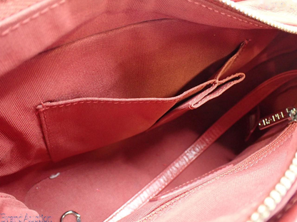 Chanel Gabrielle Hobo Chevron Aged Calfskin Black Leather Shoulder Bag Bag (Pre-Owned)