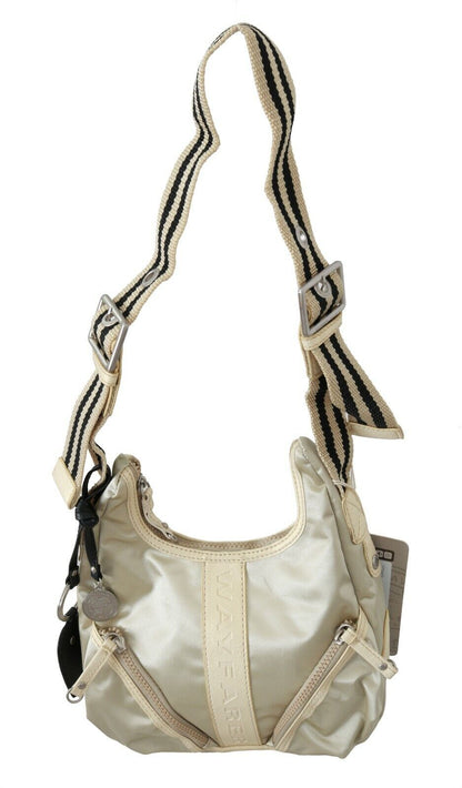 WAYFARER White Shoulder Crossbody Sling Fabric Women's Purse