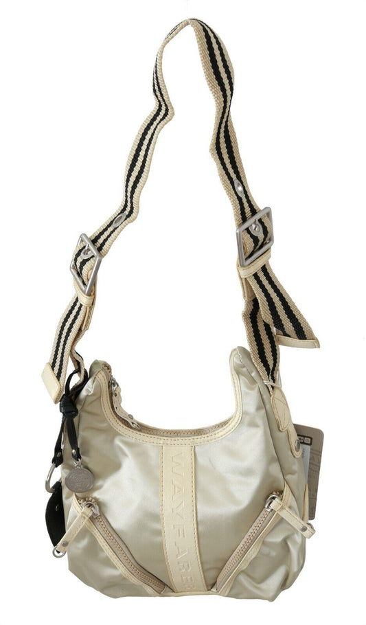 WAYFARER White Shoulder Crossbody Sling Fabric Women's Purse
