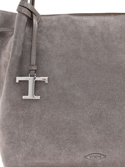 Tod's Women's Drawstring Suede Tote Bag