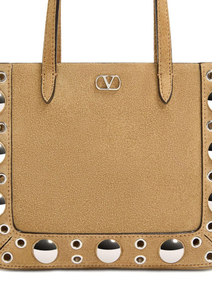 Valentino Garavani Women's Nellcôte Mini Suede Shopping Bag