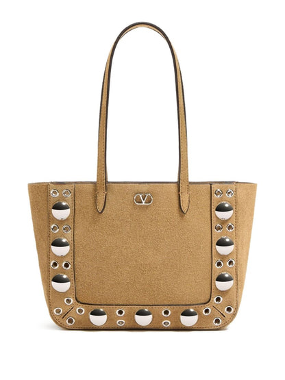 Valentino Garavani Women's Nellcôte Mini Suede Shopping Bag