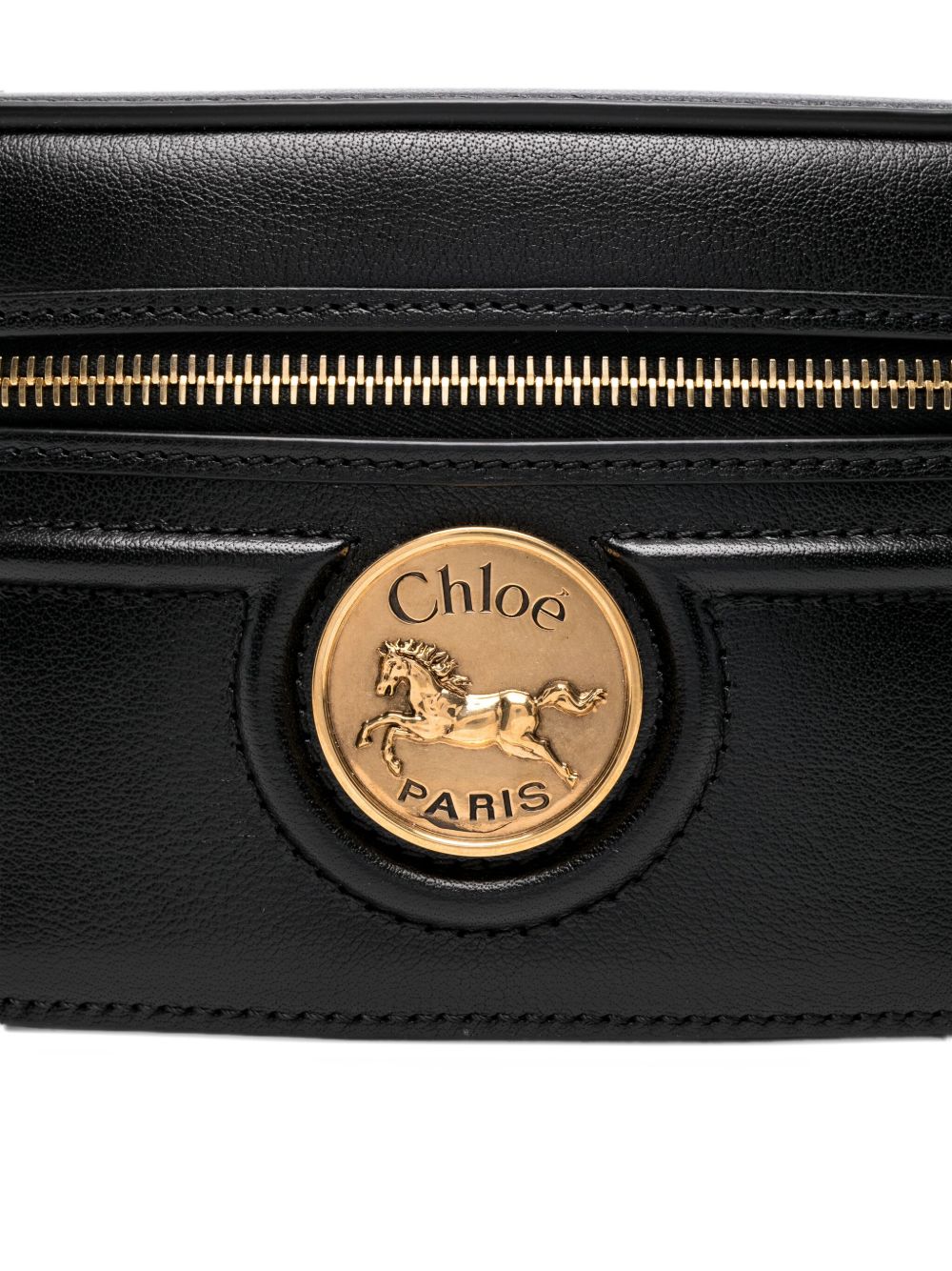 Chloé Women's Horse Medal Leather Shoulder Bag