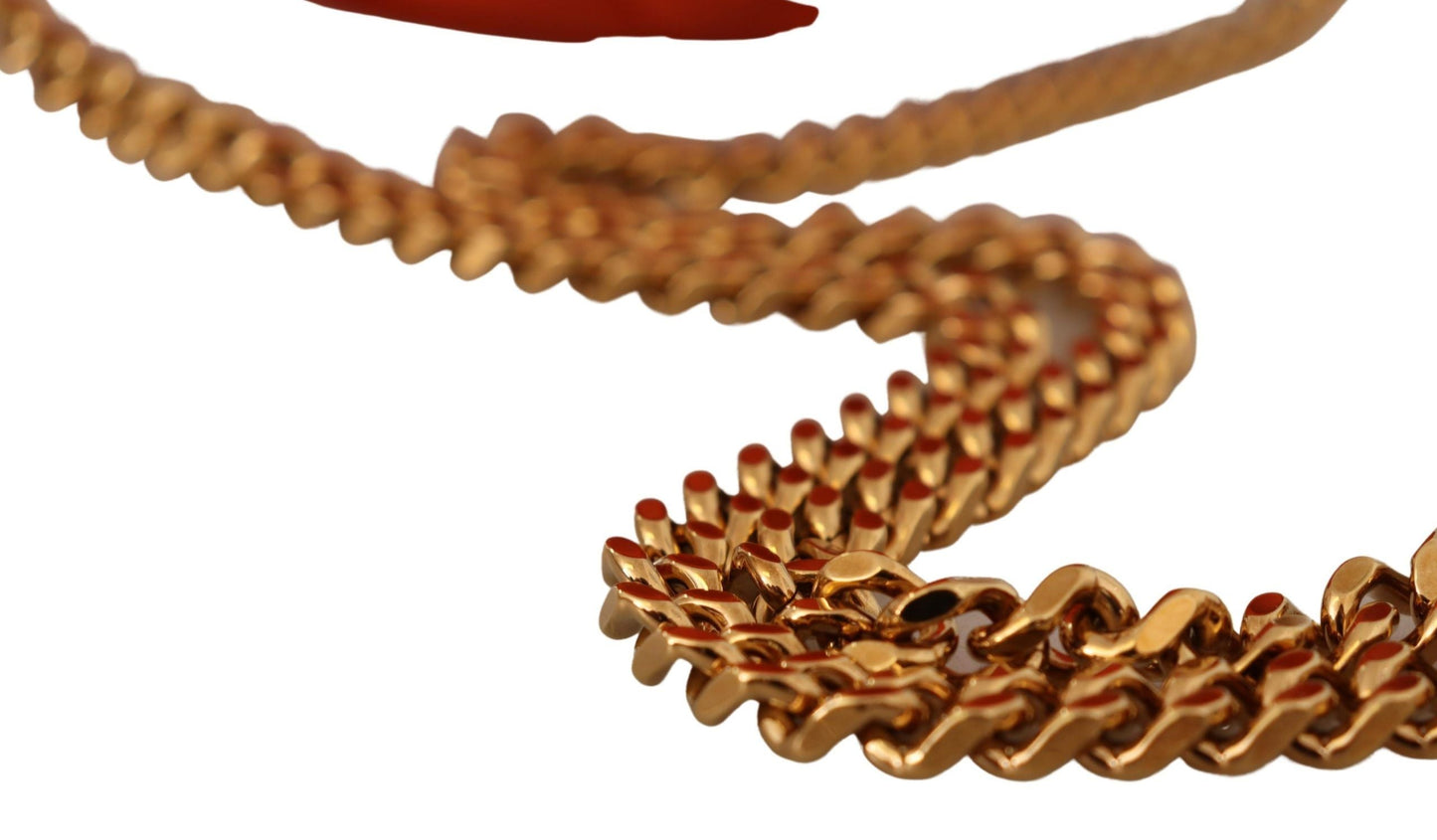 Versace Red Nappa Leather Medusa Round Crossbody Women's Bag