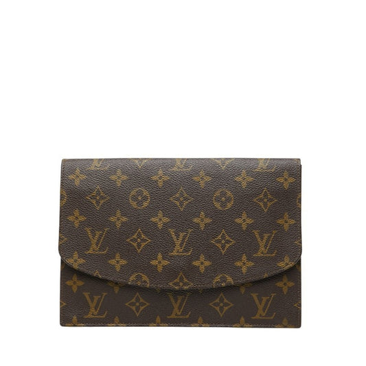 Louis Vuitton Brown Pvc Leather Pochette (Pre-Owned)