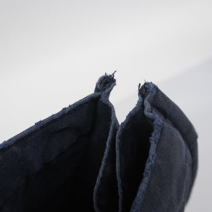 Hermes Navy Canvas Tote Bag (Pre-Owned)