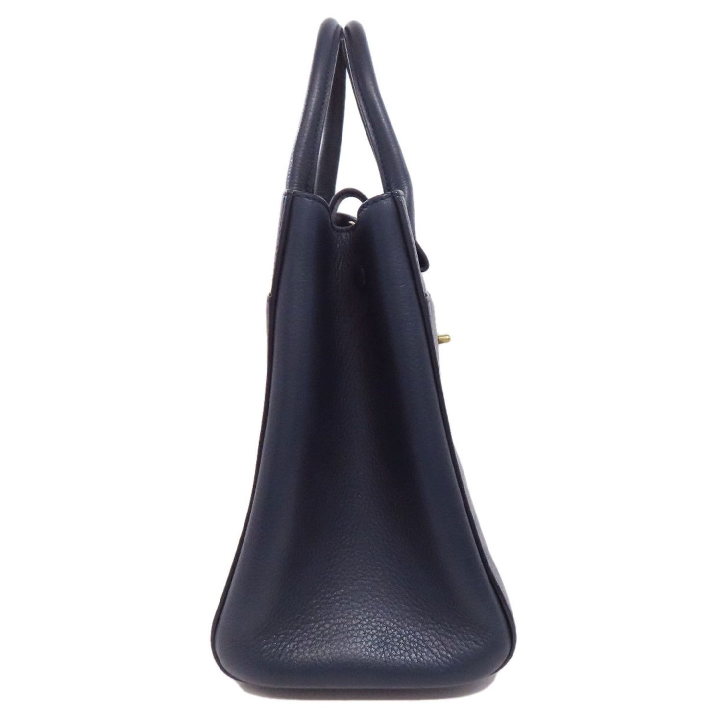 Chanel Navy Leather Tote Bag (Pre-Owned)