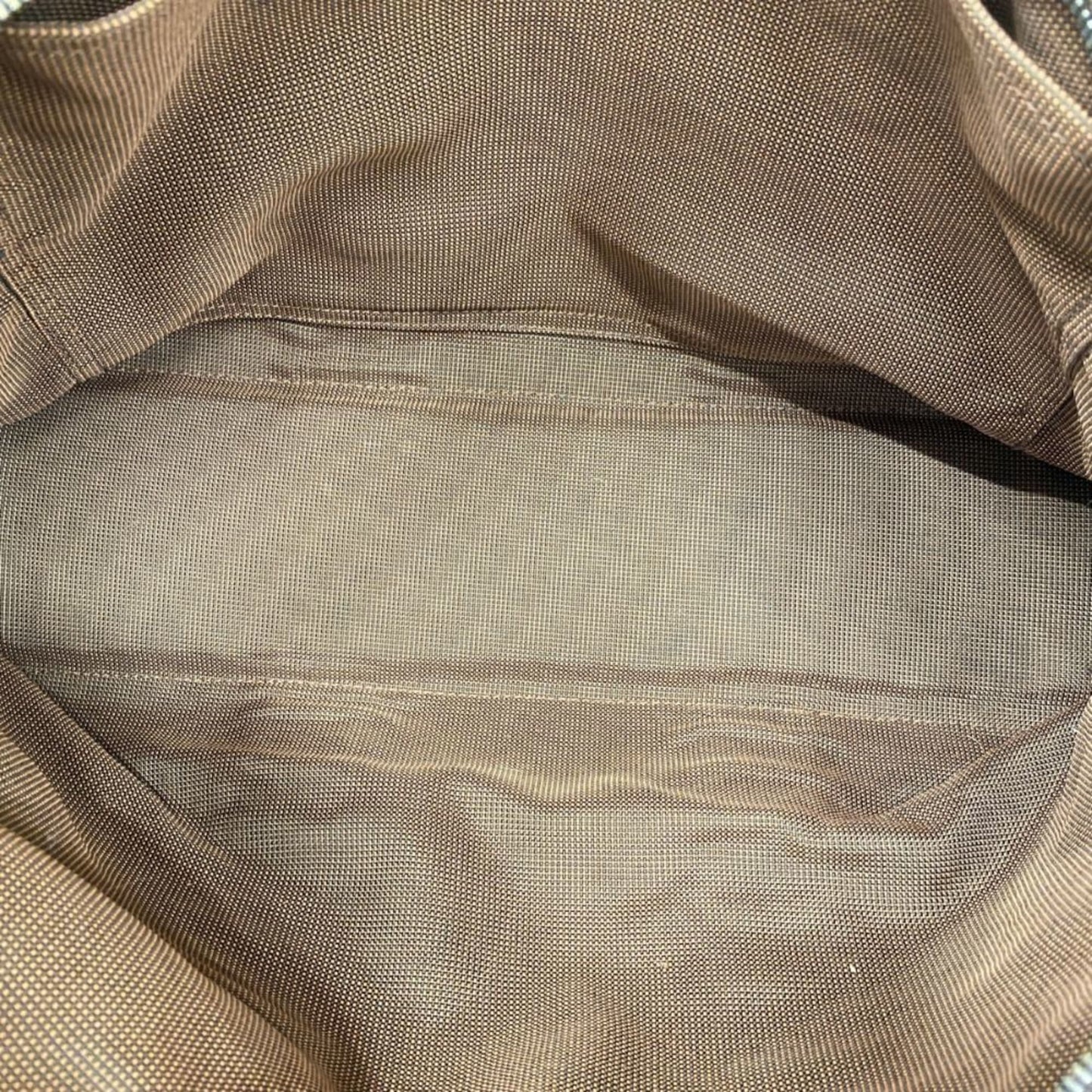 Hermes Brown Canvas Tote Bag (Pre-Owned)