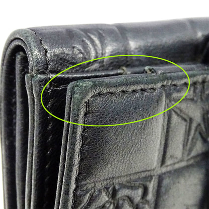 Chanel Black Leather Wallet (Bi-Fold) (Pre-Owned)