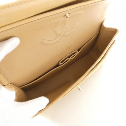 Chanel Beige Leather Shoulder Bag (Pre-Owned)