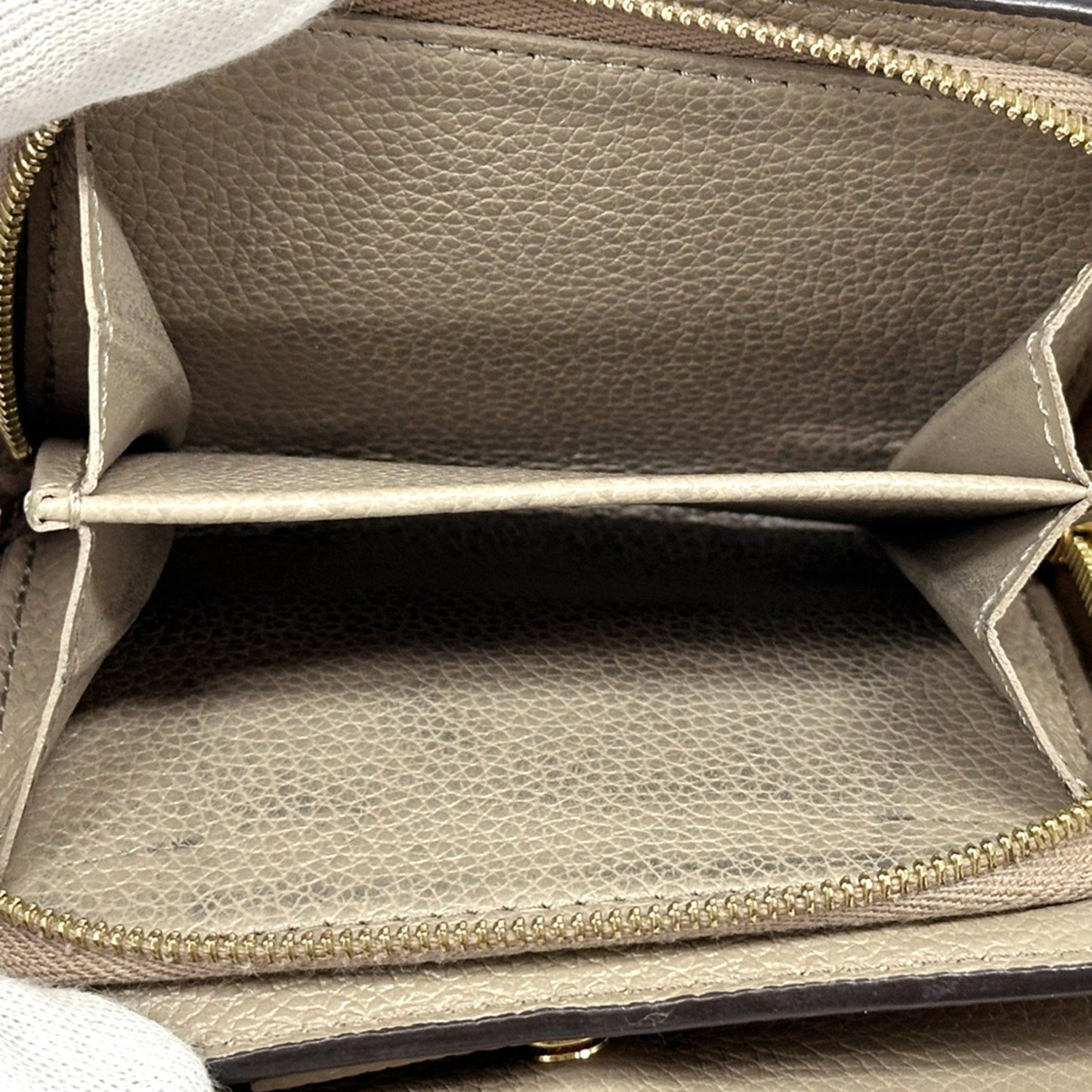 Louis Vuitton Beige Tourterelle Monogram Empreinte Wallet (Bi-Fold) (Pre-Owned)