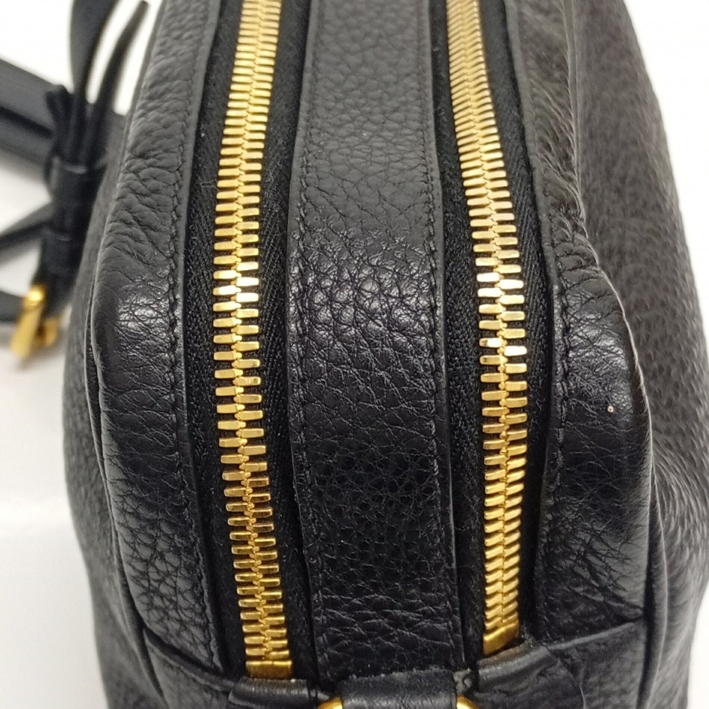 Prada Black Leather Shoulder Bag Sling Bag (Pre-Owned)