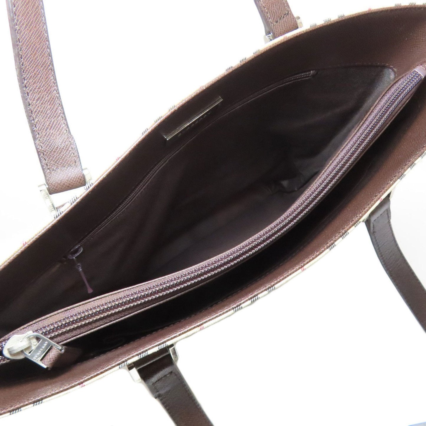 Burberry Brown Canvas Tote Bag (Pre-Owned)