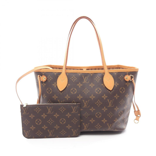 Louis Vuitton Brown Monogram Pvc Coated Canvas Leather Tote Bag (Pre-Owned)