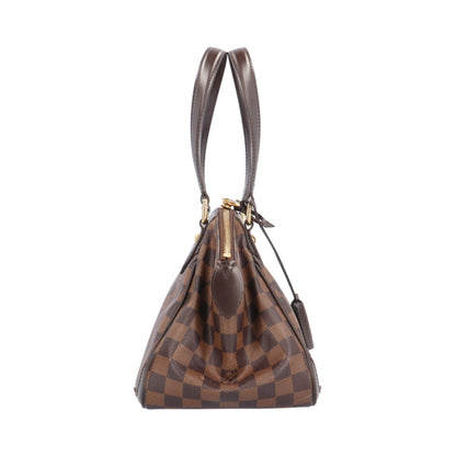 Louis Vuitton Brown Damier Canvas Handbag (Pre-Owned)