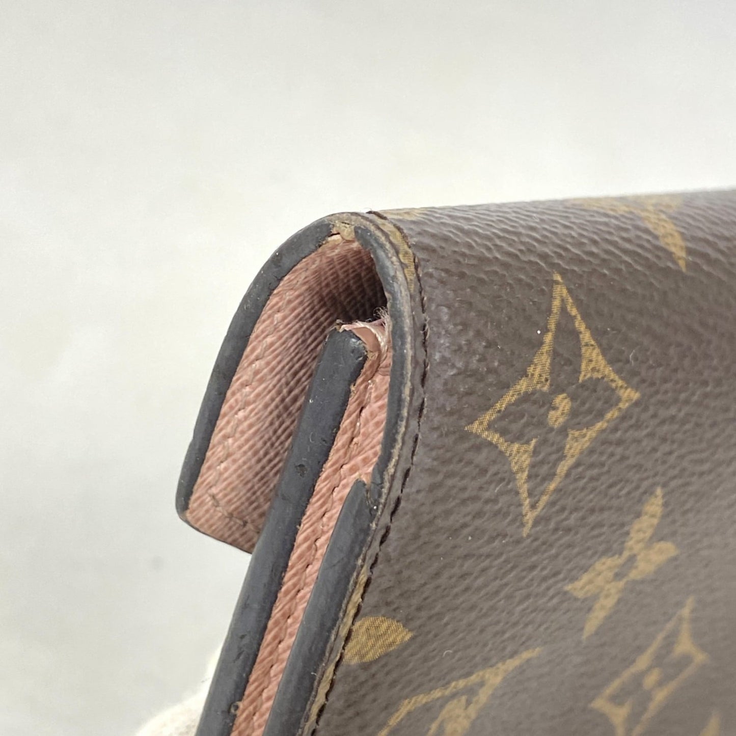 Louis Vuitton Brown Rose Ballerine Wallet (Tri-Fold) (Pre-Owned)