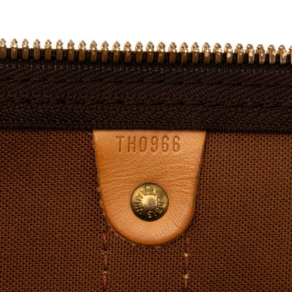 Louis Vuitton Brown Pvc Leather Boston Bag Shoulder Bag (Pre-Owned)