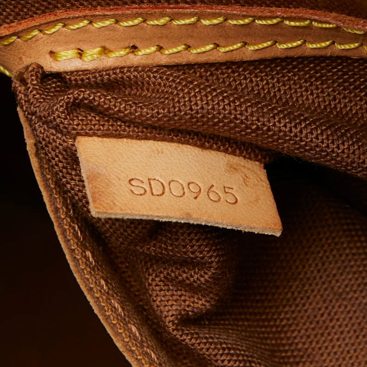 Louis Vuitton Brown Pvc Leather Handbag (Pre-Owned)